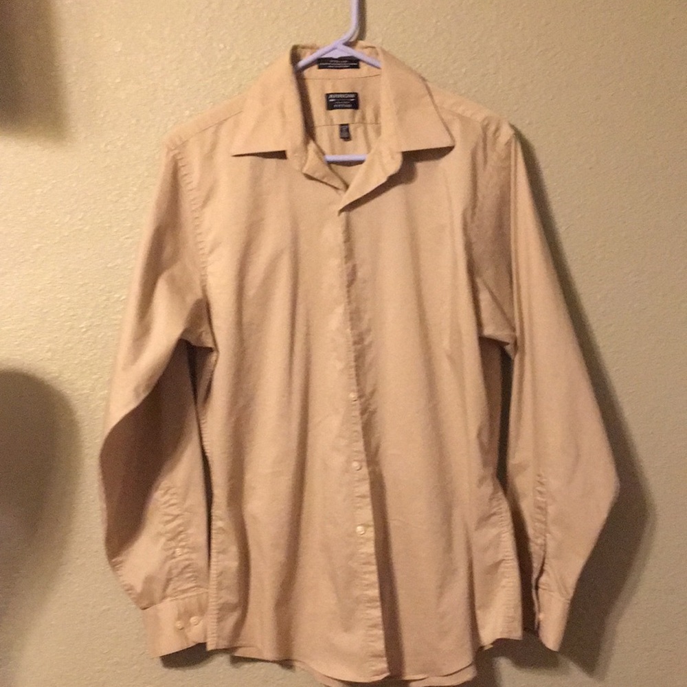 Arrow Fitted Mens Dress Shirt size Medium 15.5